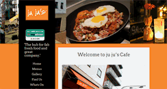 Desktop Screenshot of jujuscafe.co.uk