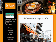 Tablet Screenshot of jujuscafe.co.uk